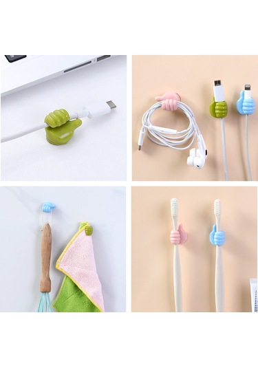 Fosenze Çok Amaçlı Yapışkan Askı - Mutfak, Banyo, Araç Kullanımı İçin Pratik Sabitleyici, Yeşil Yeşil