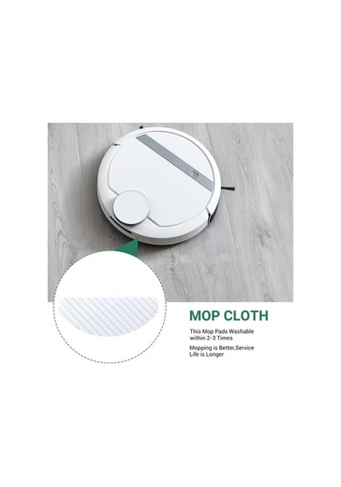 Moly Ecovacs Deebot Ozmo T8/t9 Uyumlu 60 Adet Tek Kullanımlık Paspas Bezi, Yıkama İmkanı