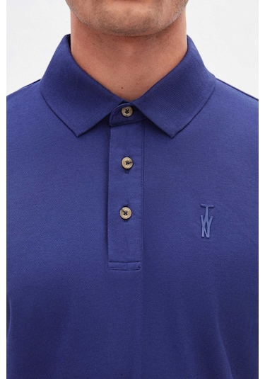Twn Slim Fit Mor Pike Dokulu T-shirt 4ec146011784m M01
