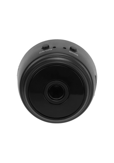 Vkemall Küçük Wifi Kamera 1080p Hd Gece Görüşü, Manyetik Arka Kapak, 240mah Dahili Batarya İle Ev/ofis İzleme Siyah