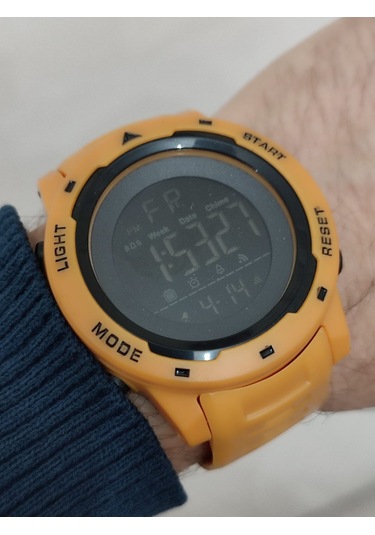 Quamer Erkek Kol Saati Dijital Su Geçirmez 2185 Sarı