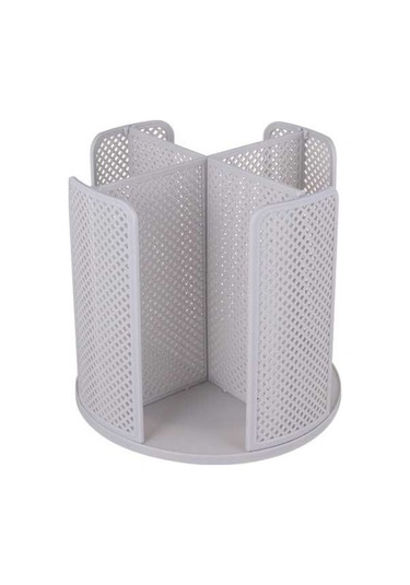 Dancemonkey Masaüstü Döner Izgara Tek Kullanımlık Kağıt Bardak Rafı Gri, Pratik Tasarım Diğer