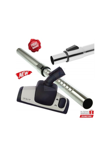 Fantom Stormy Dc 4100 Uyumlu Süpürge Emici Yer Başlığı Ve Borusu Uyumlu