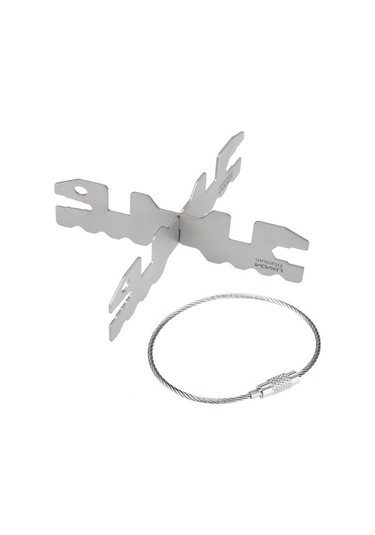 Ganzhoushop Titanyum Standı Soba Rafı Lixada-lixada Çapraz Alkol Açık,y8266-3 Ng Gümüş