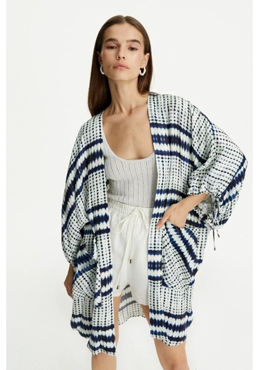 N23yn11078 Nocturne Kimono Varyant Çok Renkli