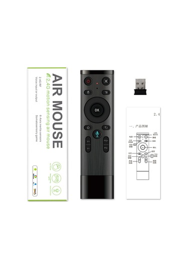 Maiyame Q5+ 2,4g Ses Hızı, Akıllı Tv Set Üstü Kutusu İle Uzaktan Hava Kontrolü Q5+ 17 Teknoloji Uzaktan Kumanda