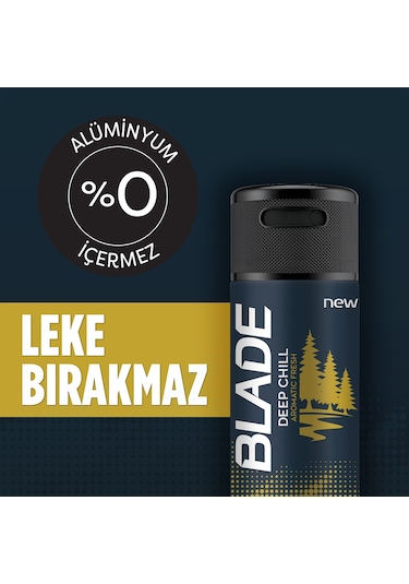 Blade Deep Chill Deodorant 6 x 150 ML