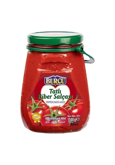 Burcu Ev Tipi Tatlı Biber Salçası 4 x 1500 G