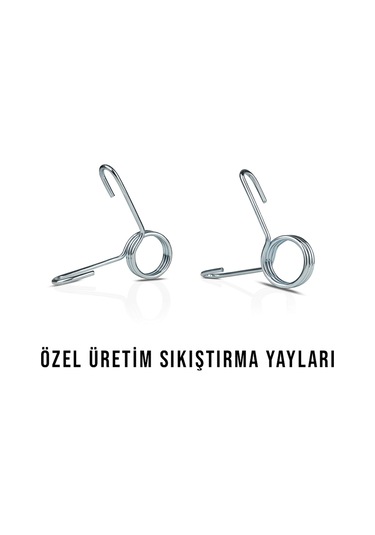 Ecgspor 2 Adet Kıskaçlı Çelik Plaka Sıkıştırma Yayı