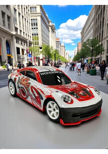 Uzaktan Kumandalı Şarzlı Dirift Araba 33657 Kırmızı