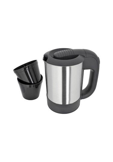 Geeksen "küçük Ve Taşınabilir 0.5l Seyahat Çaydanlığı - 600w Hızlı Isıtma, Paslanmaz Çelik"