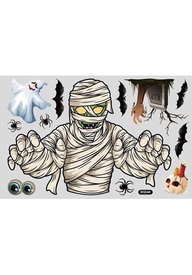 Dekorasyonu Statik Duvar Çıkartmaları Bq048 Mumya