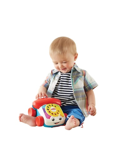 Fisher  Price Eğitici Sürüklenebilr Çevirmeli Geveze Telefon Fgw66