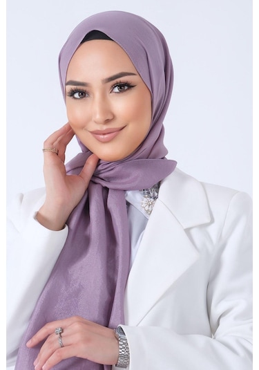 Harem Scarf Brisa Vual Şal - Koyu Lavanta Lavanta 976