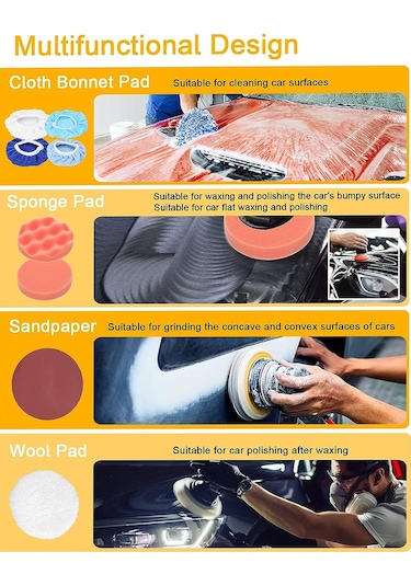 Deko Turkey Orb150 6 Kademe Devir Ayarlı Akülü Polisaj Zımpara