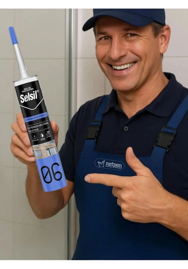 Selsil Nötr Cephe Silikonu 300 Ml Siyah 10 Adet ,alüminyum Tabanca Siyah