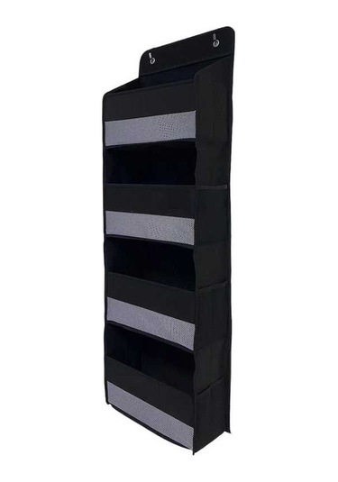 Pazly Suntek Derin Cepler Kapı Askılı Ayakkabı Rafı Ve Dolap Askısı Siyah Diğer