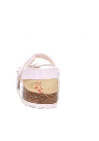 Superfit 6-00118 Kız Çocuk Beyaz Mantar Sandalet Beyaz