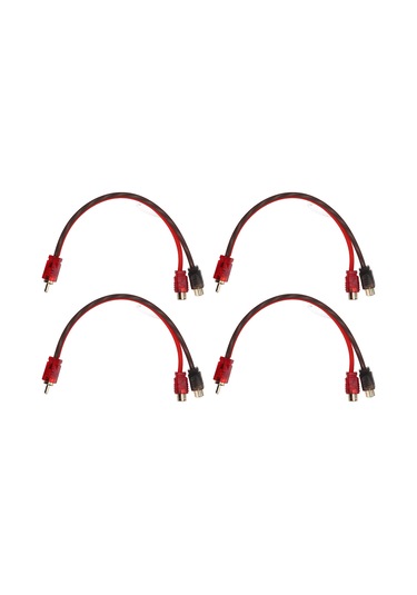 Rekabet Serisi Elektromanyetik Korumalı Rca Adaptörleri, Kompakt Alanlarda Optimum Performans İçin Çift Korumalı Ultra Esnek Teknoloji 4'lü Paket