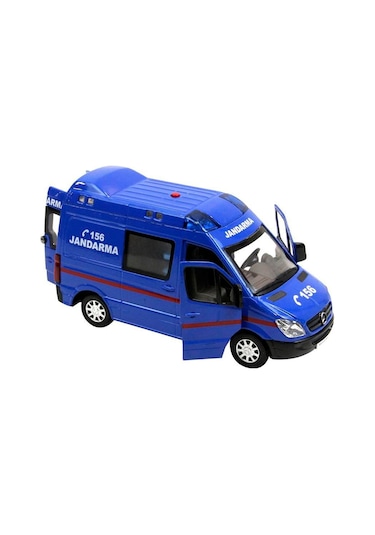 Oyuncak Jandarma Aracı Metal Çekbırak Jandarma Aracı Sesli Işıklı