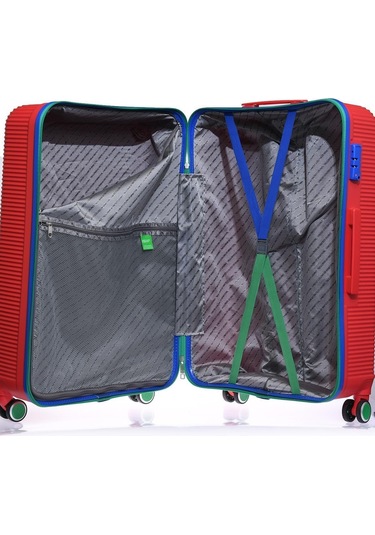 United Colors Of Benetton Büyük Boy Valiz Kırmızı Bnt500
