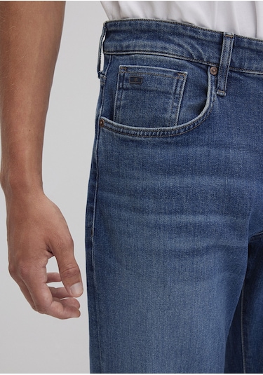 Mavi - Lisbon Classic Denim Puslu Vintage Koyu Mavi Jean Pantolon 0010039-90818 Koyu Mavi