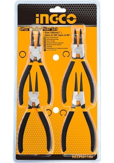Ingco HCCPS01180 Sekman Pense seti 180 MM 4'lü Paket