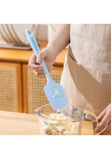Springsun Sanrio Lisanslı Pasta Krem Kalemesi - Yüksek Sicaklığa Dayanıklı Silikon - Hamur Karıştırma, Yayma Ve Karıştırma Aleti Pembe, 5.5 28cm Diğer