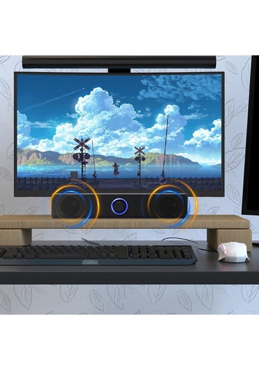 Suntek Bilgisayar Hoparlör Ses Çubuğu Dizüstü Oyun