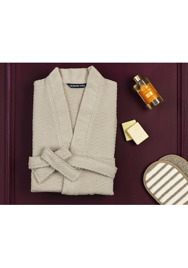 Madame Coco Nicola Kimono Erkek Bornoz Bor-06s-m-taş