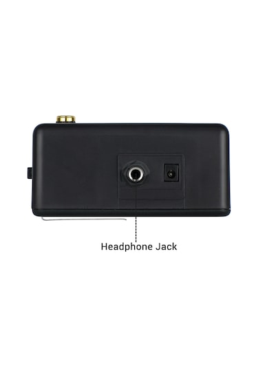 Hfambition 5w Mini Gitar Amfi - Taşınabilir, Ton Ve Ses Düzenleme, Overdrive Efekti, Kulaklık Çıkışı, Pil/dç Besleme - Siyah