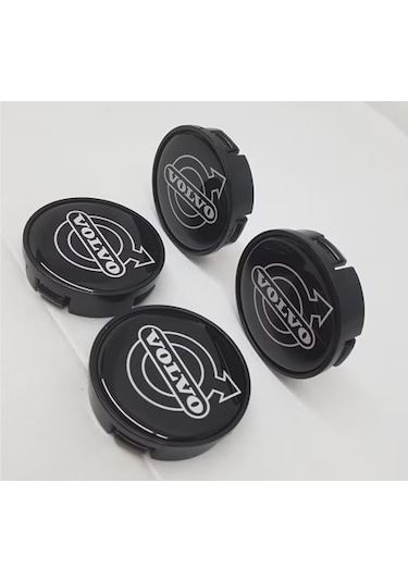 Jant Göbeği Volvo 56/52 52MM Yuva 4'Lü Set Siyah Plasto