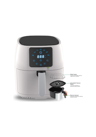 Wiami V2 4.5 L 1400 W Hava Fritözü Airfryer
