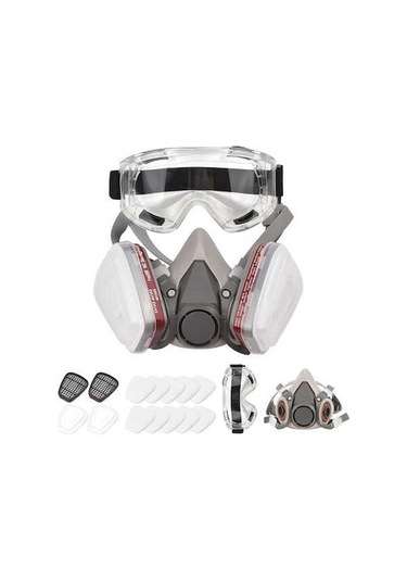Novahub Yüz Yarım Solunum Parçası Maskesi Gaz Cihazı 6200 Wd