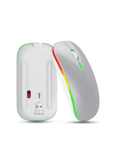 Flybuy Kablosuz M40 Fare - Abs Mat Kaplama, 4 Tuş, 10m İletişim, 800-1200-1600 Dpı, Şarj Edilebilir, Siyah/gümüş M40