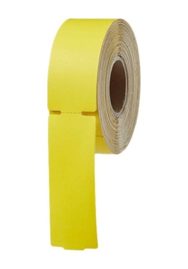 Stilo Tırnaklı Raf Etiketi 100x38mm Sarı - 6 Adet Diğer