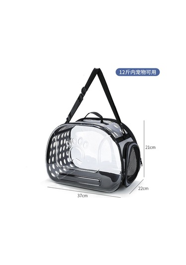 Kedi Nefes Alabilir Uzay Kabini El Çantası-ı Gri S