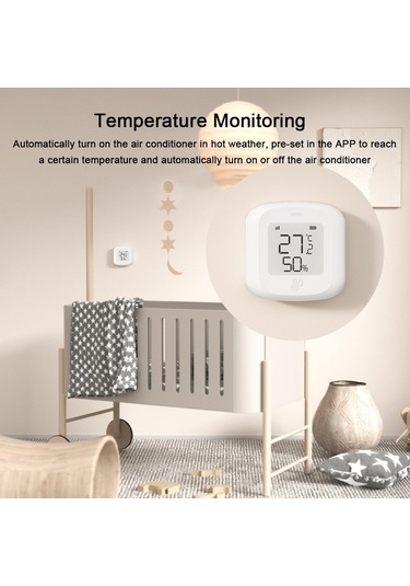 Xianwen Ximistore9 Akıllı Ev İçin Tuya Zigbee Sıcaklık Ve Nem