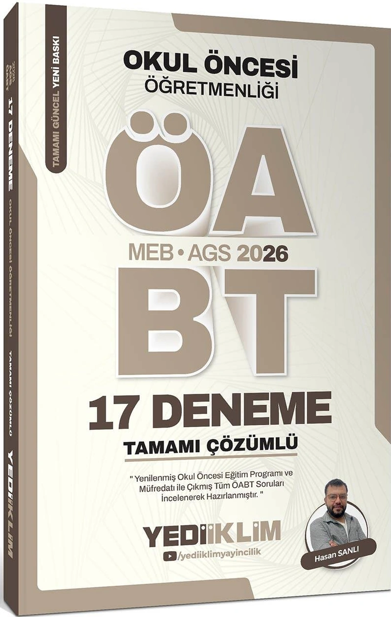 Yediiklim 2026 Meb Ags Öabt Okul Öncesi Öğretmenliği Tamamı Çözümlü 17 Deneme