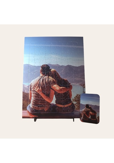 Kişiye Özel Puzzle 99 Parça A4 Ebatında Yapboz Magnet Ve Ayaklık