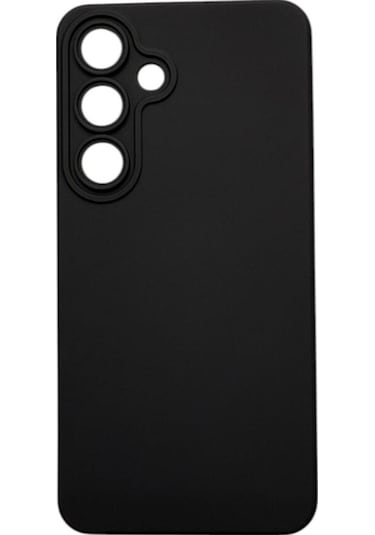 Samsung Galaxy S25 Uyumlu Silikon Lansman Kılıf Siyah