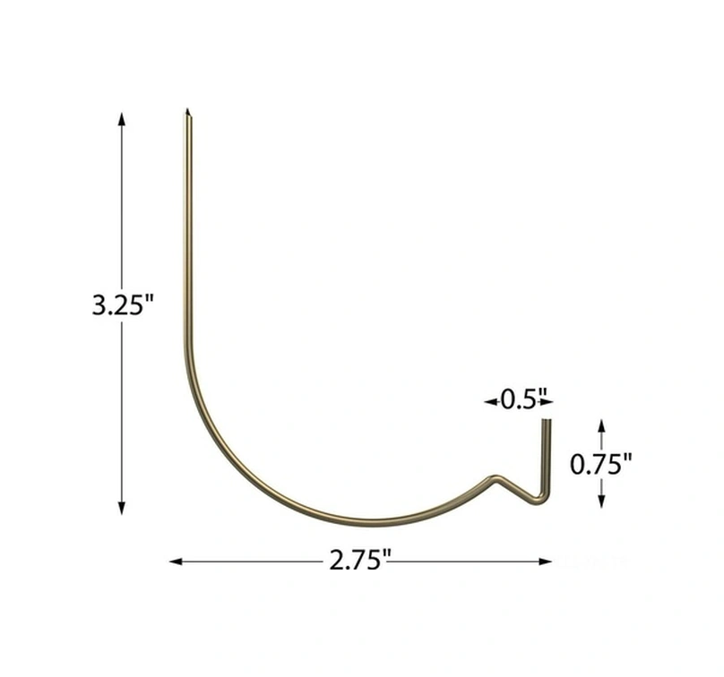 Fortunelane 20 Adet Paslanmaz Çelik Duvar Kancası: Ev Dekorasyonu, Ahşap/alçı Duvarlar İçin, Ev Giyim Asma Kancaları