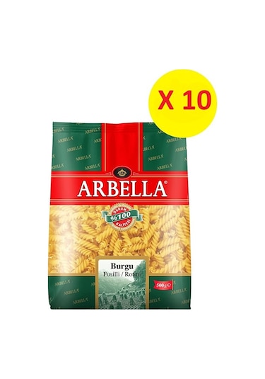 Arbella Burgu Makarna 10 x 500 G