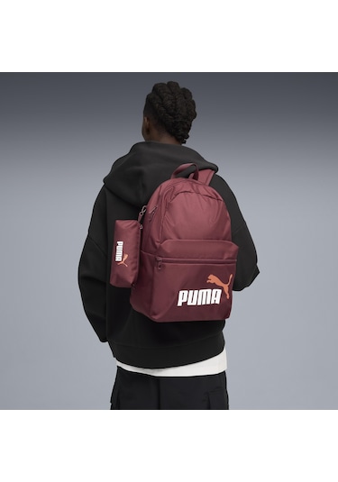 Puma 09119120 Phase Set Unisex Sırt Çantası Bordo