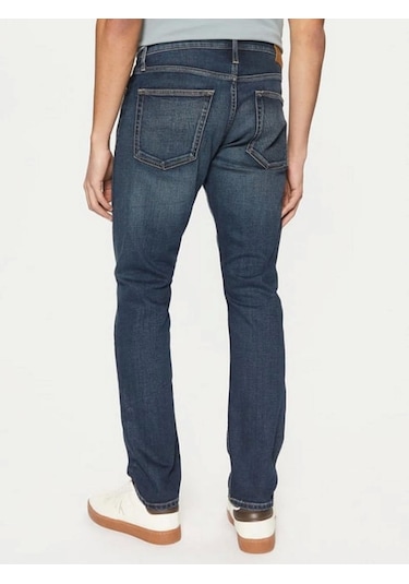 Calvin Klein Erkek Slim Fit Normal Paça Mavi Mavi