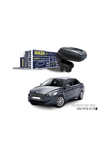 Citroen C-elysee Araca Özel Kol Dayama Kolçak Siyah 2012+ Sonrası Modellere Uyumlu Niken