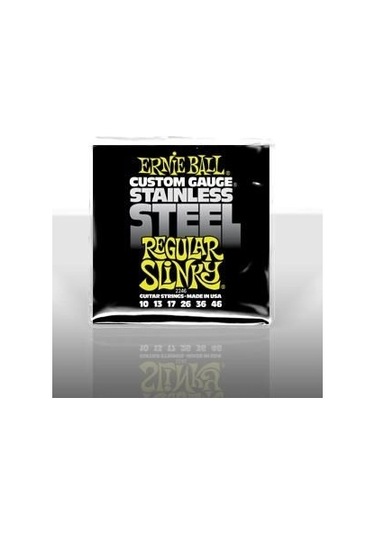 Ernie Ball P02246 Stainless Steel Regular Slinky 10-46 Elektro G