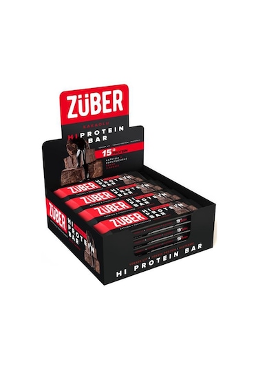 Züber Kakaolu Yüksek Protein Bar 45 G - 12 x 45 G