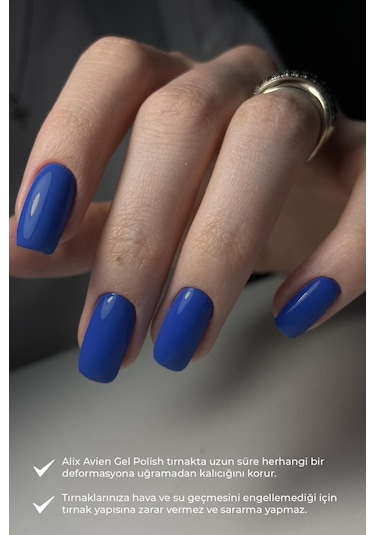 Alix Avien Uv Kalıcı Koyu Mavi Jel Oje 36 Gel Polish 12 Ml