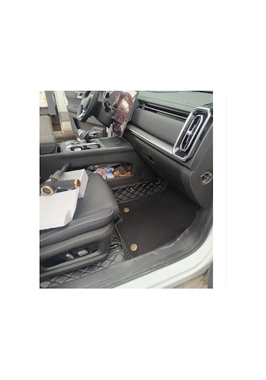 Chery Jaecoo7 Aracına Özel 8d Çift Katmanlı Havuzlu Paspas Takımı Siyah